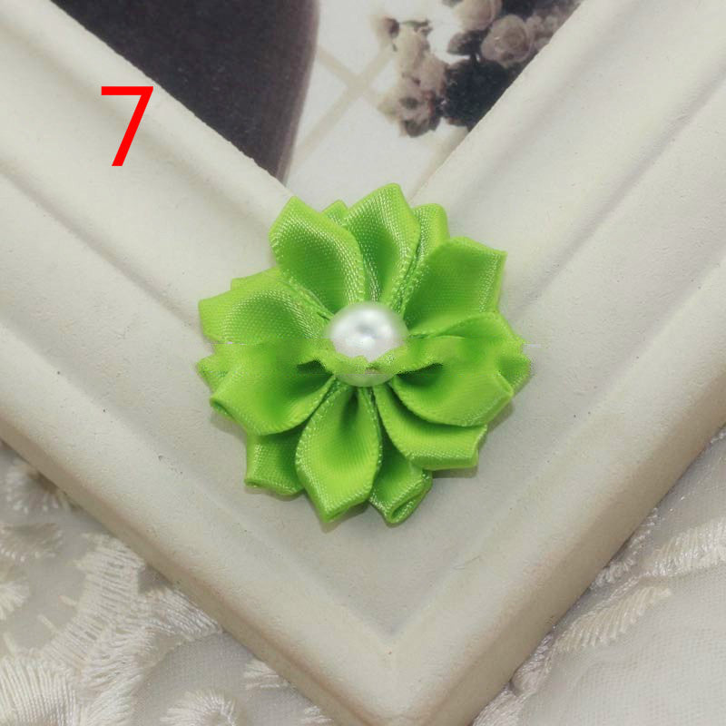 Ribbon Handmade Pearl Flowers