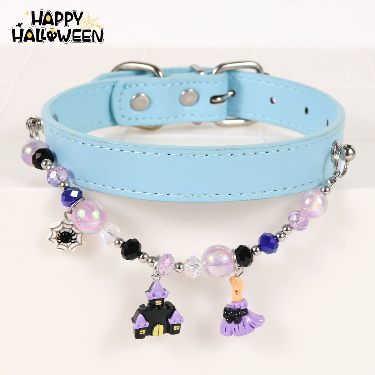 Cat Collar Niche Accessory Halloween Necklace With Beaded Embellishments