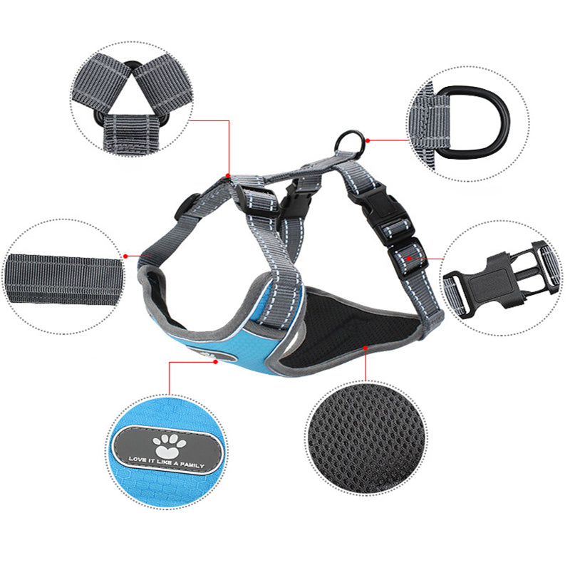 Reflective explosion-proof punch vest