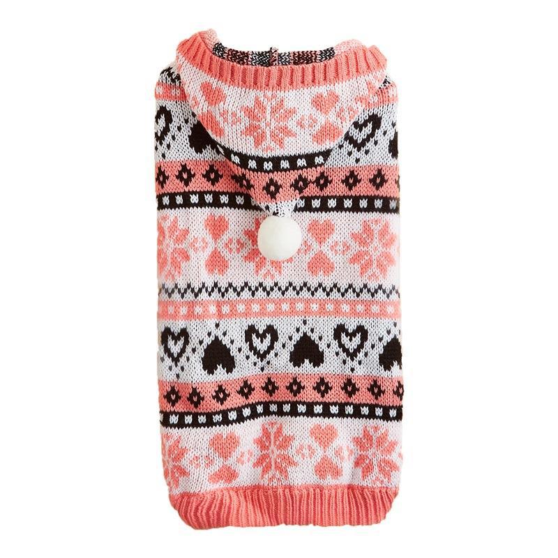 Pet Clothes Snowflake Love Striped Camouflage Knitted Warm Bardo Bichon VIP Dog Sweater