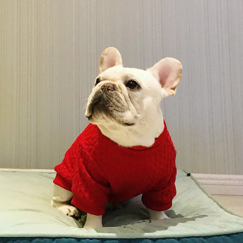 Thick Solid Color Sweater Pullover Sweater