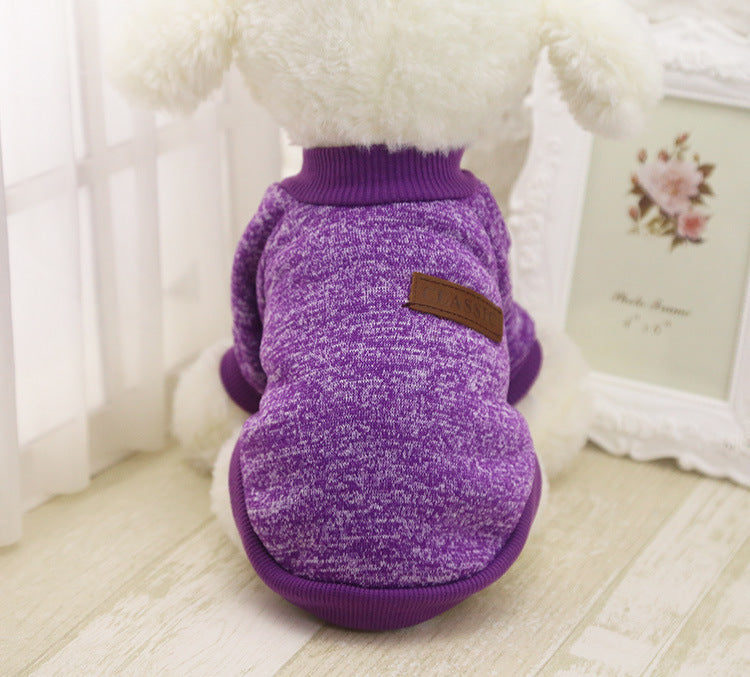 Autumn And Winter Pet Fashion Knitwear Hoodie