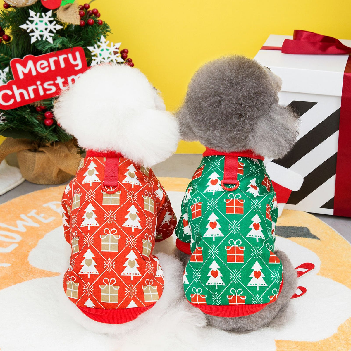 Festive Autumn And Winter Warm 24 Christmas Tree Sweater
