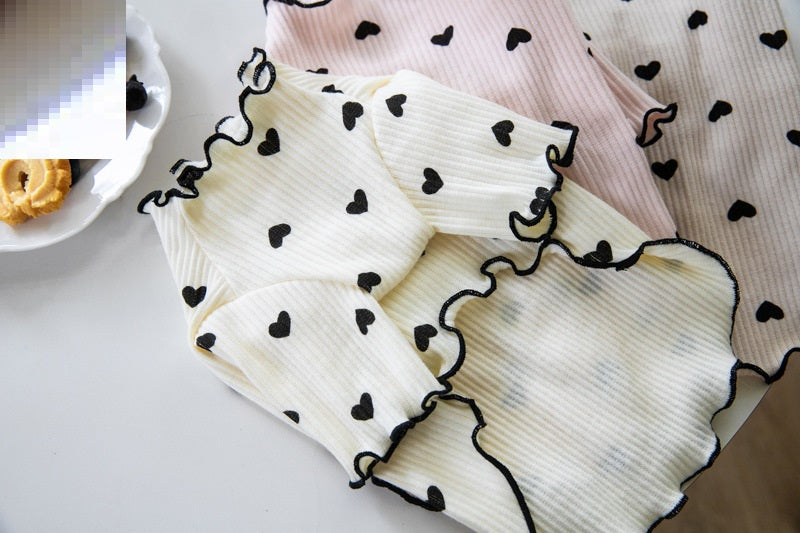 Embroidered Bear Waffle Home Vest Pet Clothes
