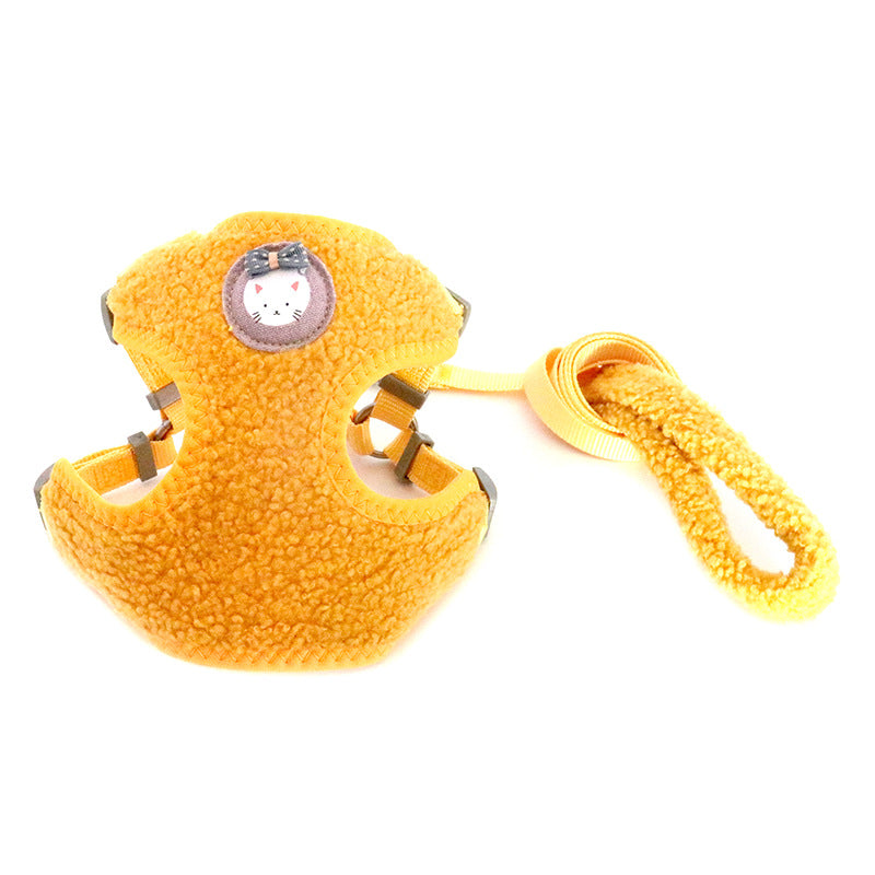 Dog clothes cartoon bear velvet