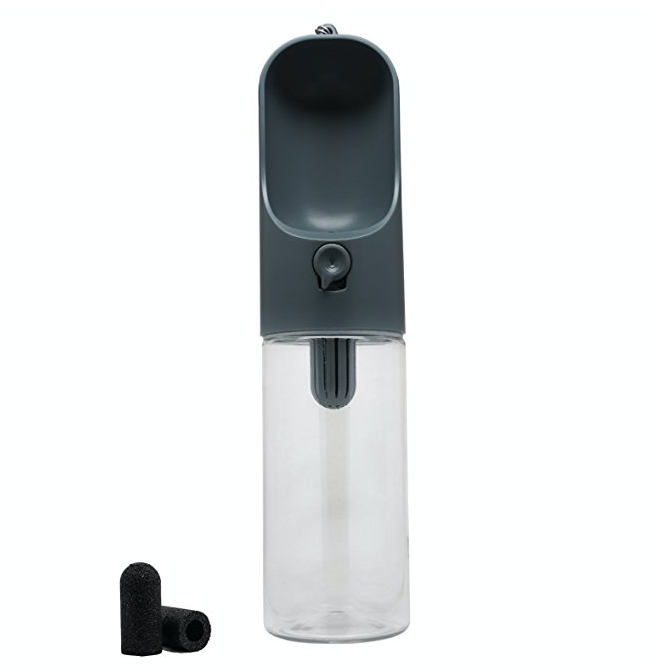 Pet accompanying cup portable dog travel drinking fountain outdoor kettle 400ml
