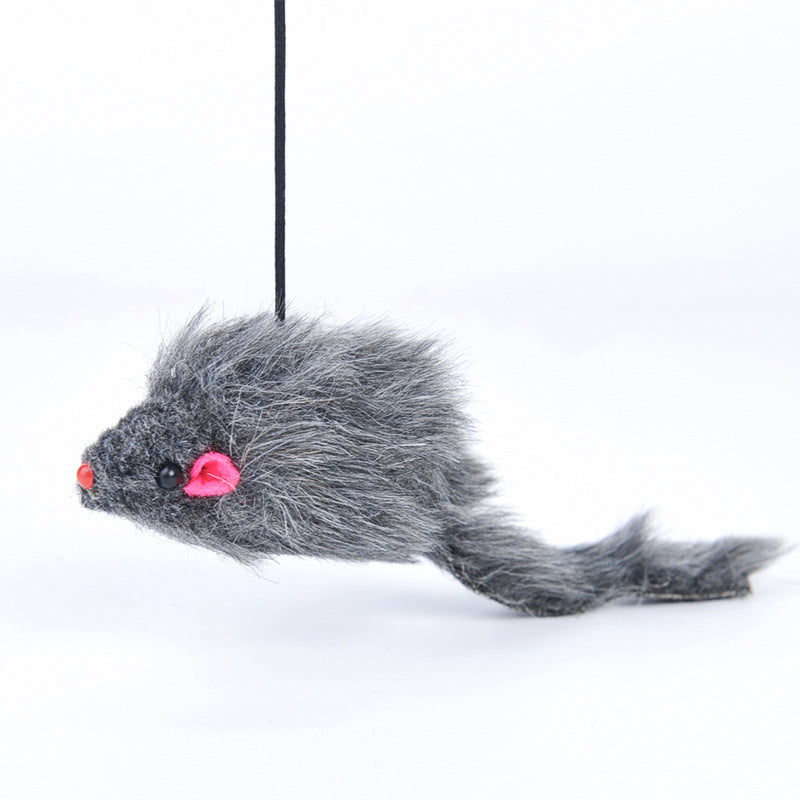 Elastic Cord Adjustable Buckle Funny Cat Triangle Hook Hanging Door Toy