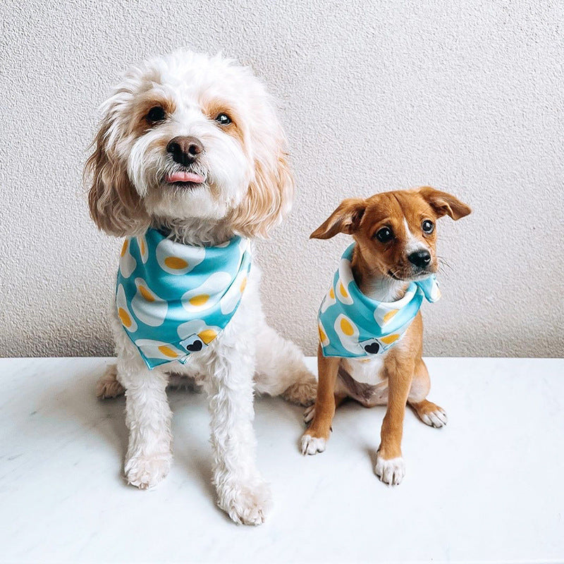 New Pet Saliva Towel Triangle Scarf