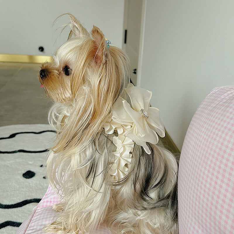 Pet Dog Leash Bow Tie Chest Strap