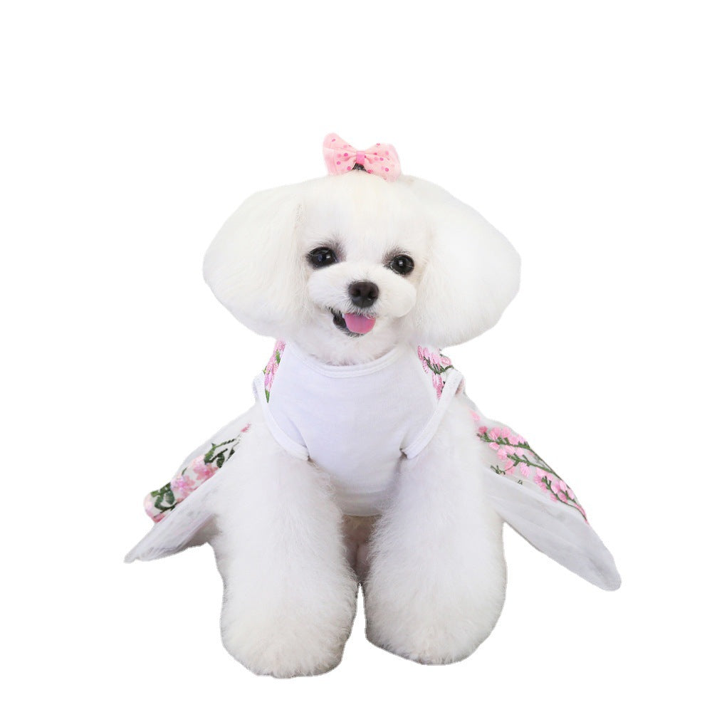 Pet Skirt Wedding Dress Dog Clothes