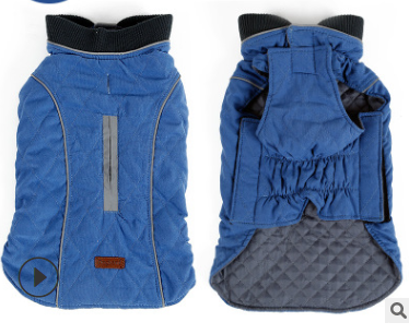 Retro style warm pet clothes