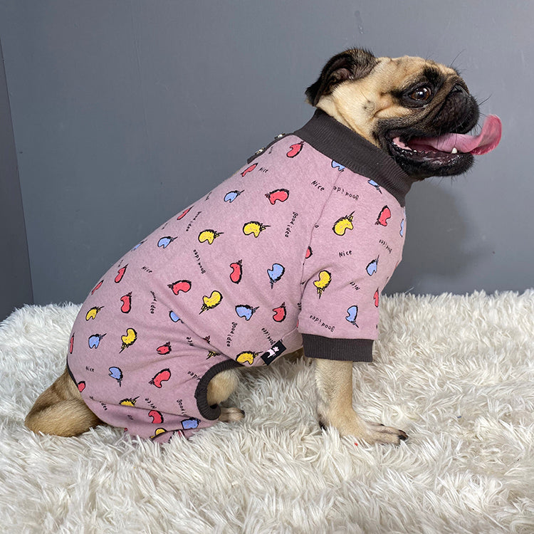 Bago fadou four legged clothes autumn and winter cartoon cotton dog clothes