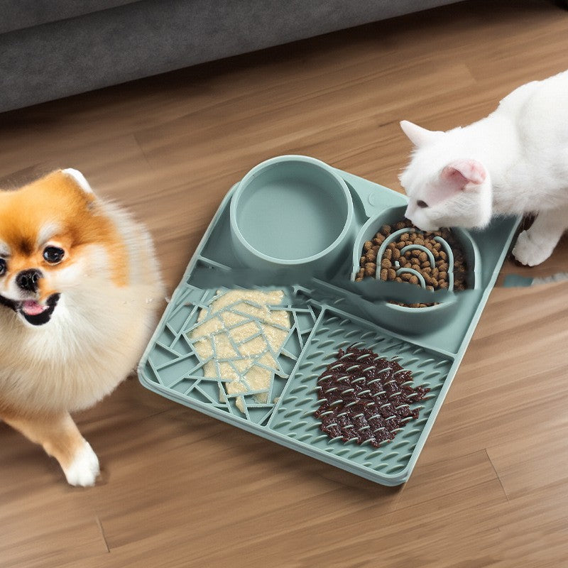 Silicone Pet Slow Food Mat Strong Suction Cup
