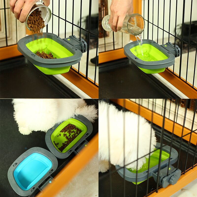 Flexible food and water bowl