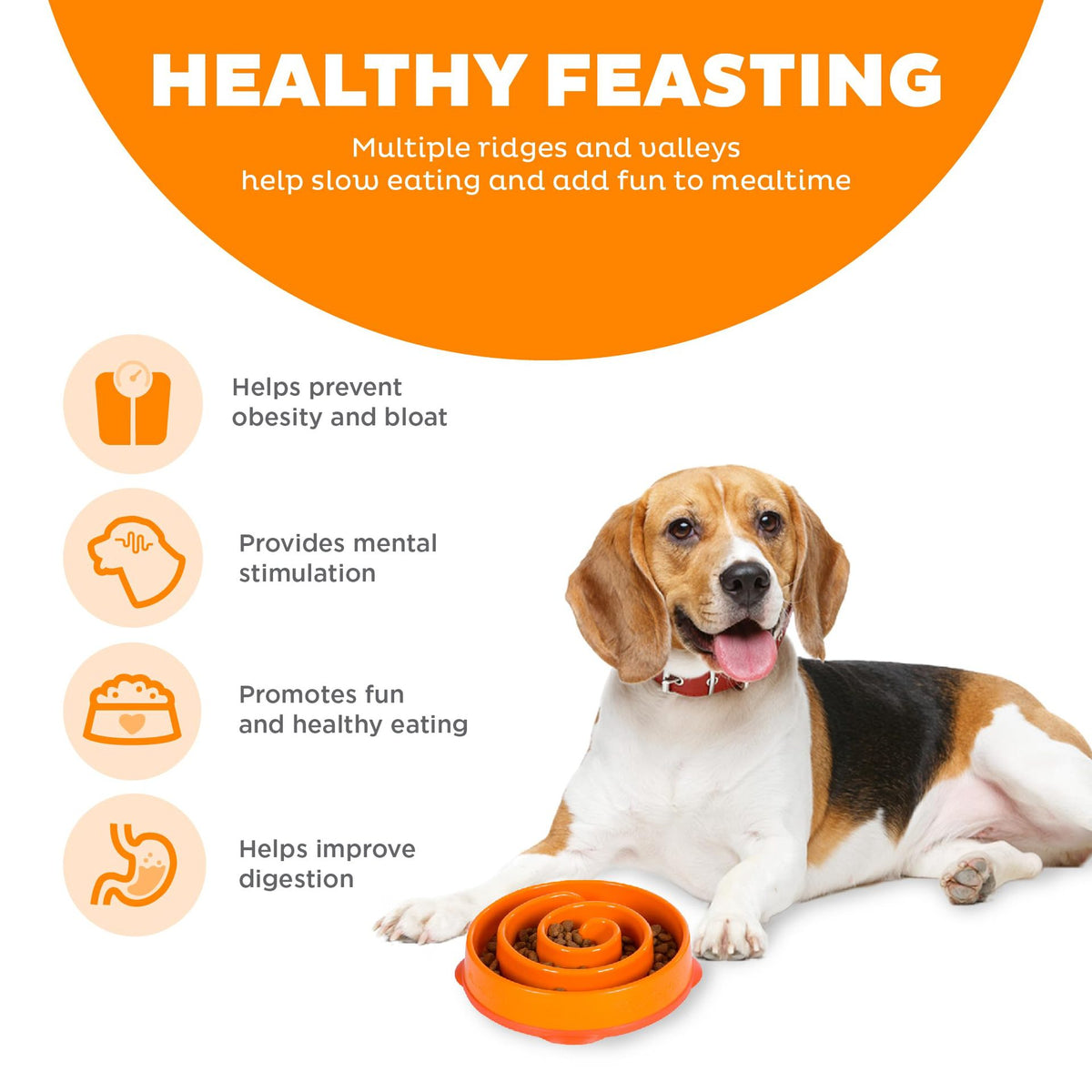 Household Dog Puzzle Anti-choking Slow-feeding Bowl