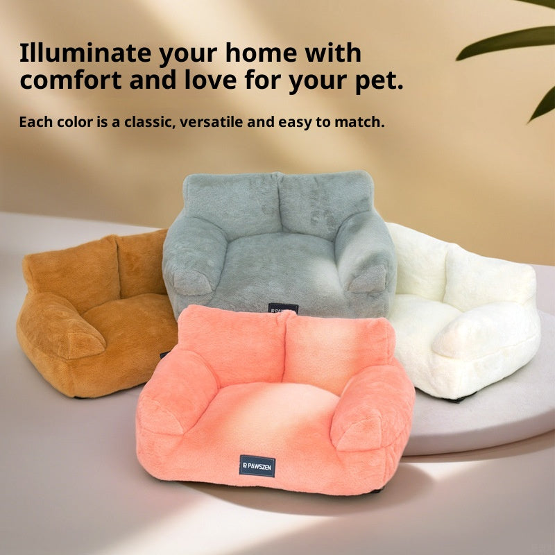 Cat Nest Dehaired Angora Removable Pet Bed Kennel