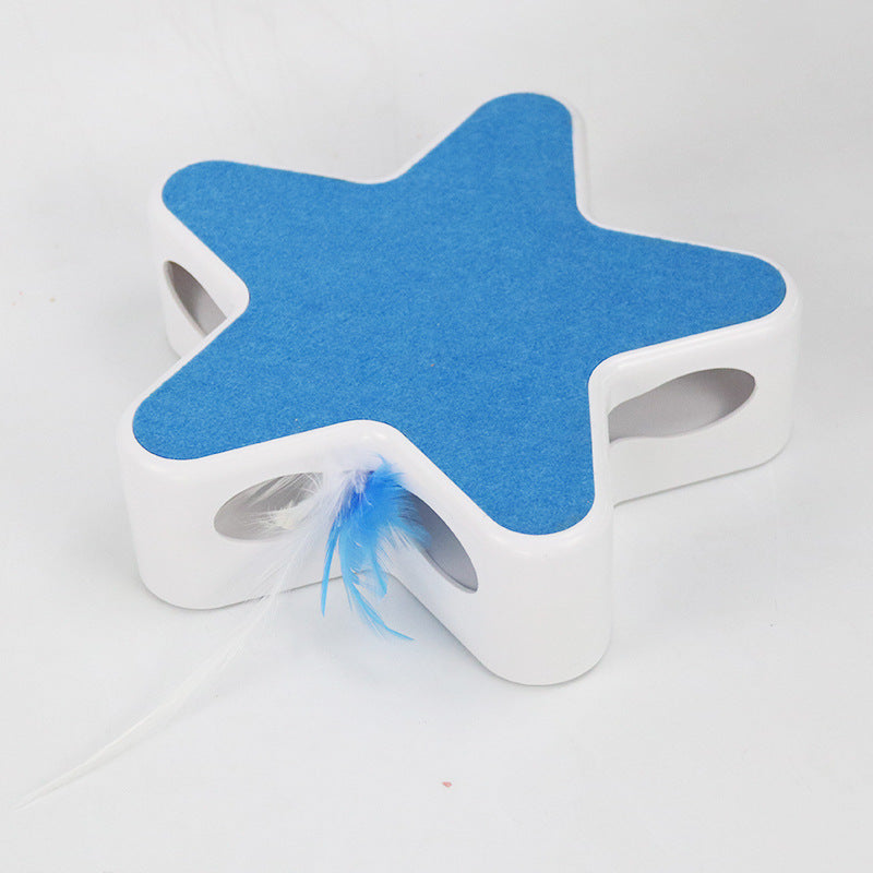 Pet Supplies Five-pointed Star Funny Cat Box