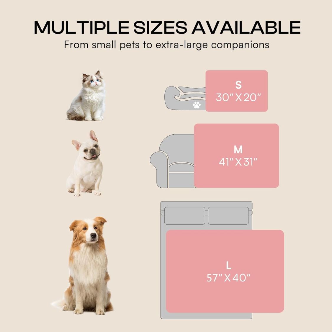 Small Dog Blanket Washable Pet Bed Cover Soft Fluffy Puppy Blanket With Premium Fleece 300GSM Cozy Calming Cat Blankets For Indoor Cats