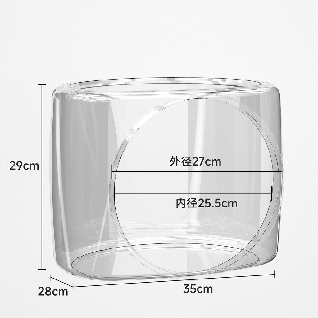 Cat Bed Pet Transparent Cage Mat Enclosure Teaser Ball Square House