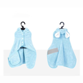 Dog Bathrobe Super Absorbent Towel For Small Dogs Cats Fast Drying Dog Robe Coat With Hood Puppy Cat Bath Towel Wrap Pet Grooming Supplies After