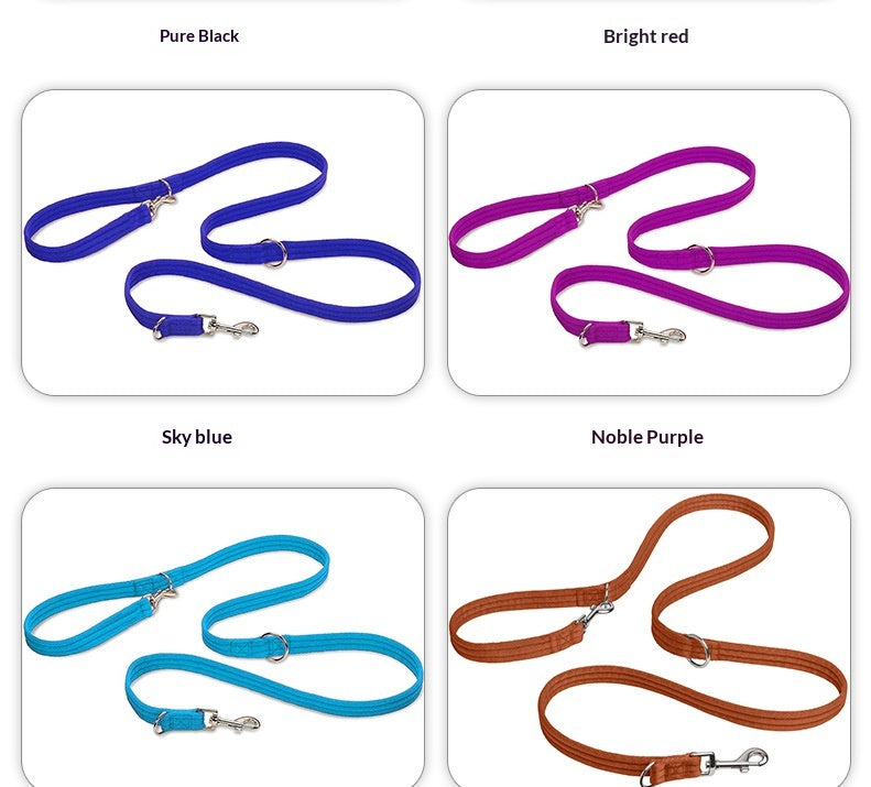 Dog Leash Multi-functional Double-ended For Sports