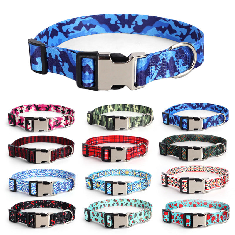 Thickened Heat-Transfer Digital-Print Pet Collar
