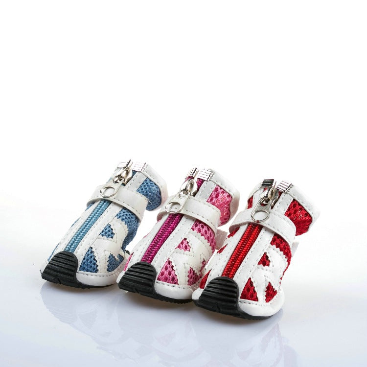 Fashion Pet Mesh Breathable Shoe Sticker M Type