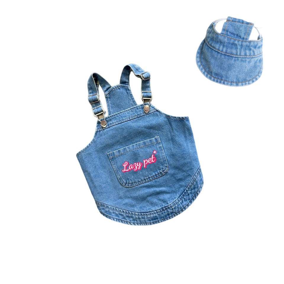 Removable Pet Suspender Spring And Autumn All-match Suspender Skirt