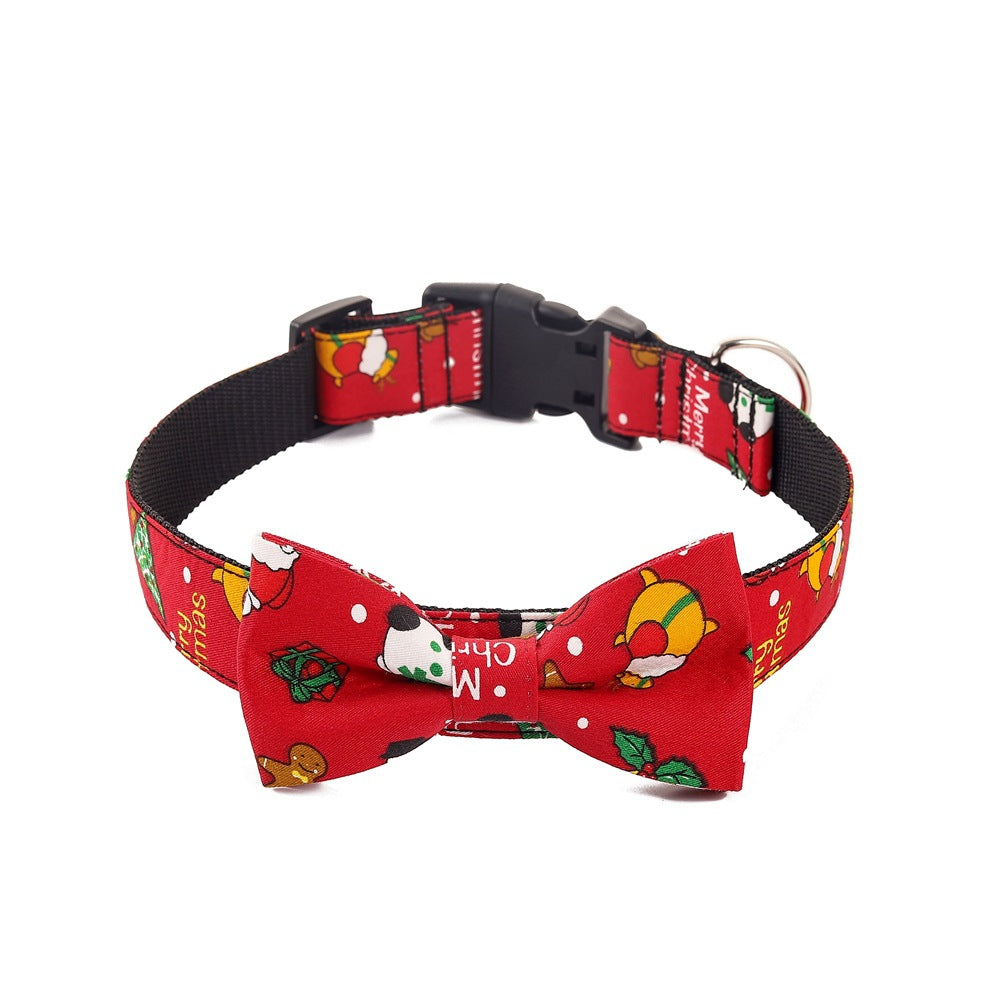 Simplicity Creative Printed Christmas Dog Collar Pet Supplies