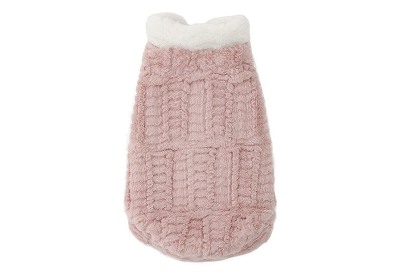 Cat Dog Pet Warm Plush Vest