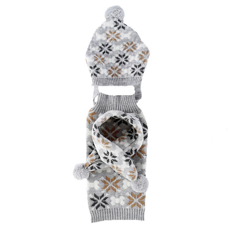 Japanese-style Retro Jacquard Sweet Western Style Pet Clothes