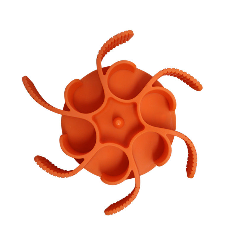 Dog Slow Feeding Bowl Silicone Spiral Dog Food Bowl Into The Feeder To The Feeding Rate