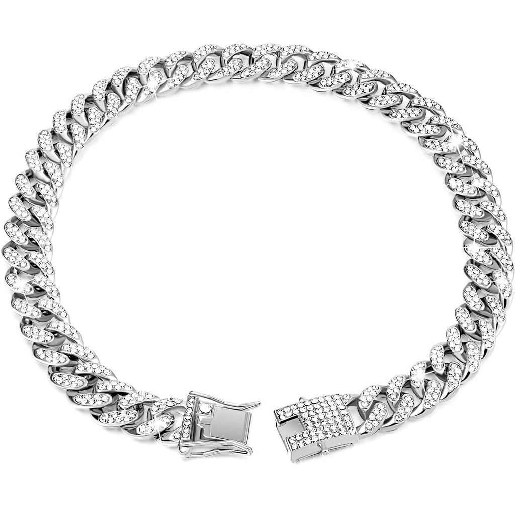 Diamond Hip Hop Dog Collar Necklace