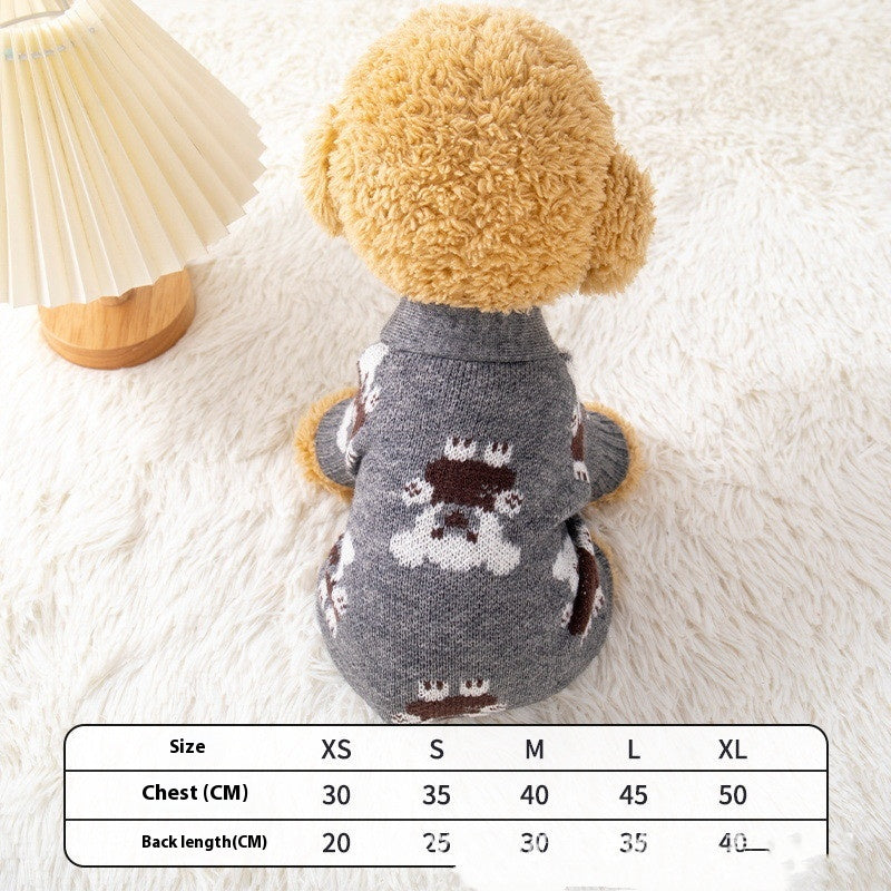 Pet Small Dog Cute Casual Sweater