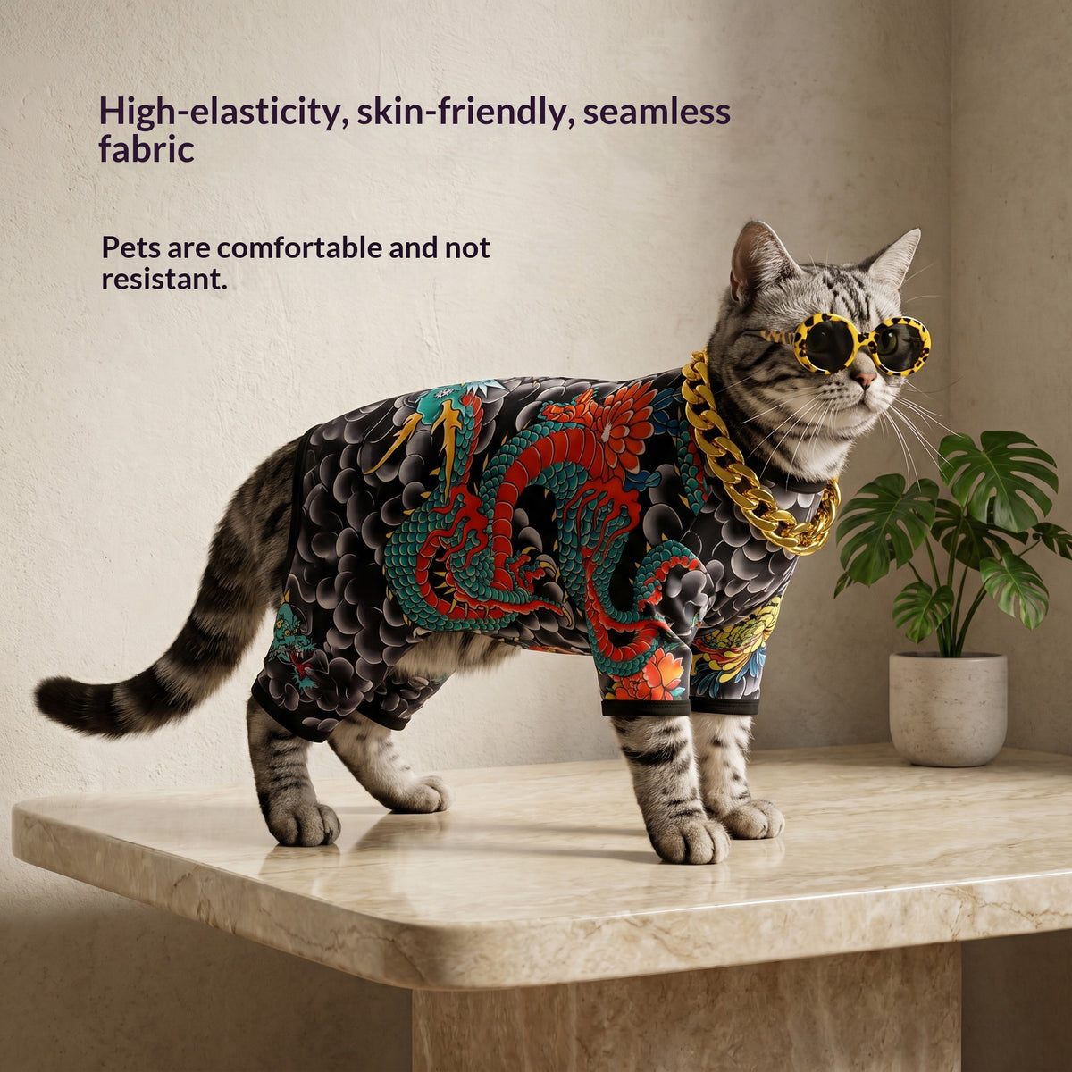 Pet Tattoo Four-Legged Apparel Dog Clothing