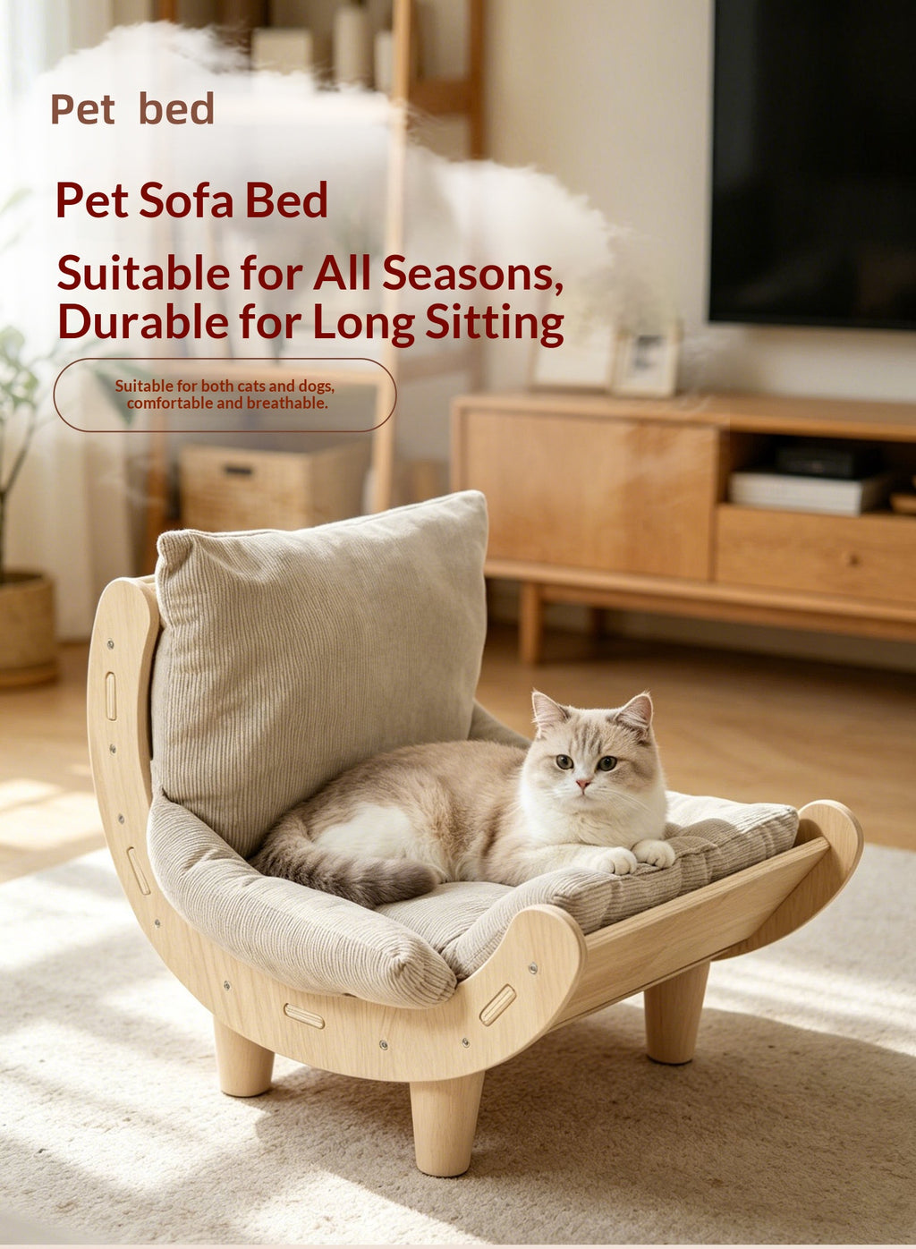 Wear-Resistant Integrated Cat Sofa Bed
