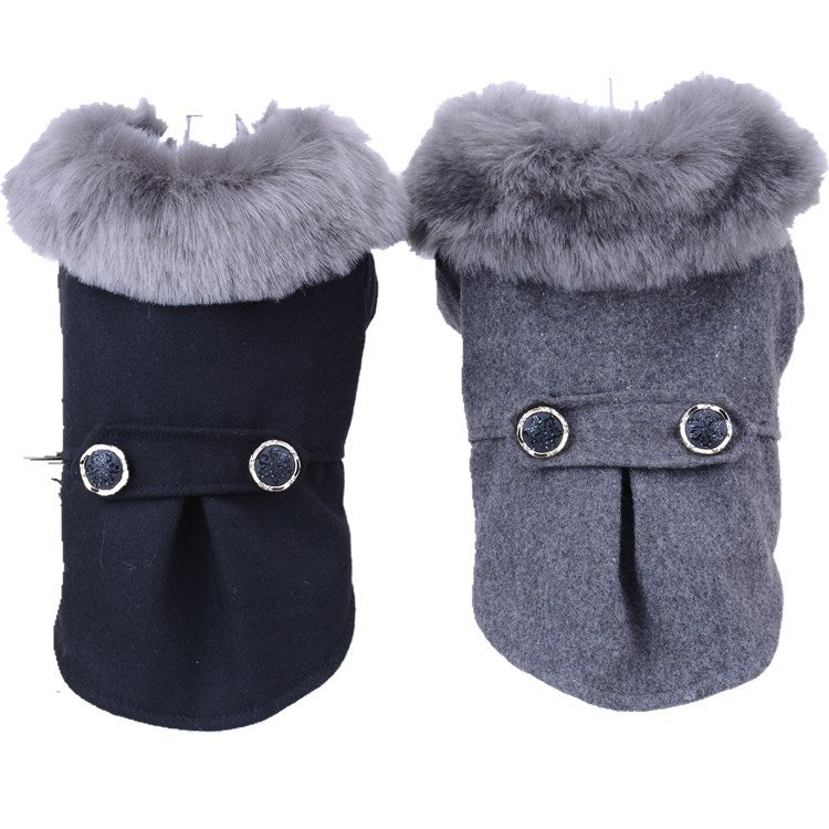 New Pet Feet Solid Color Autumn And Winter Clothing