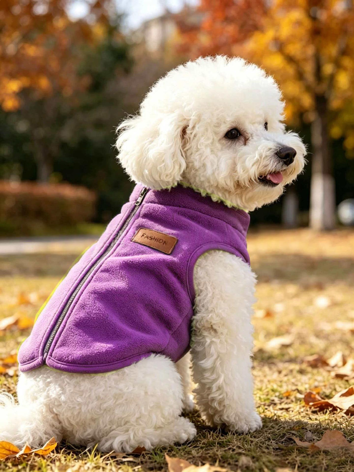 Dog Suede-lined Warm Sleeveless Vest