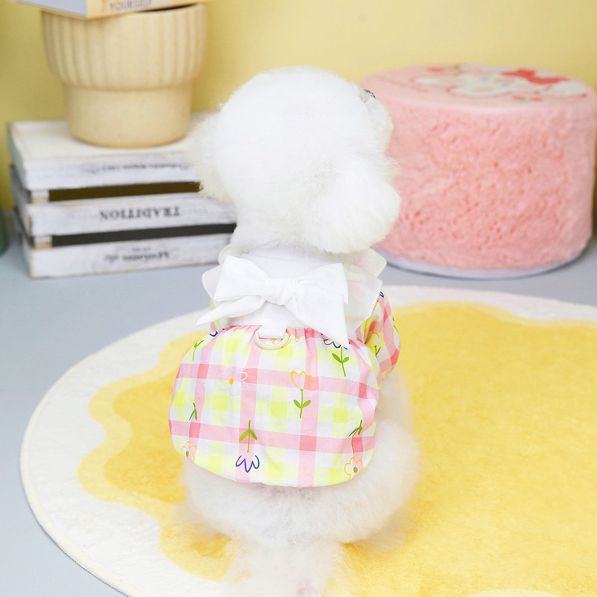 Spring And Summer Pastoral Small Dog Pet Clothes