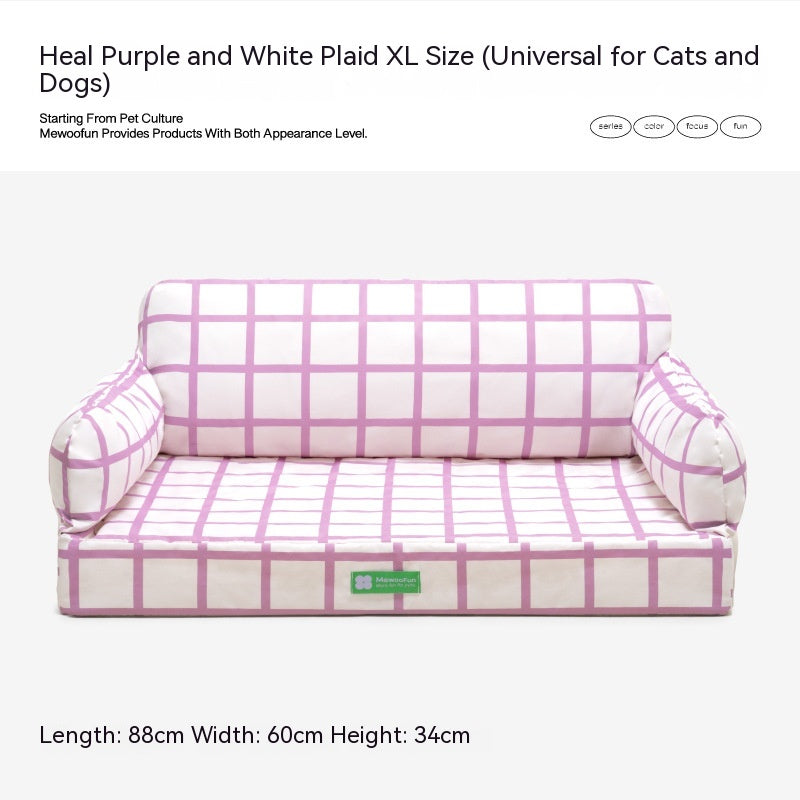Four Seasons Universal Pet Sofa Waterproof Removable And Washable