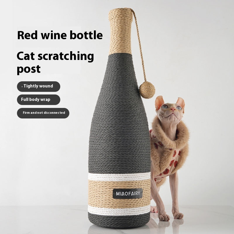 Vertical Suction Cup Grinding Claw Bottle Cat Climbing Rack