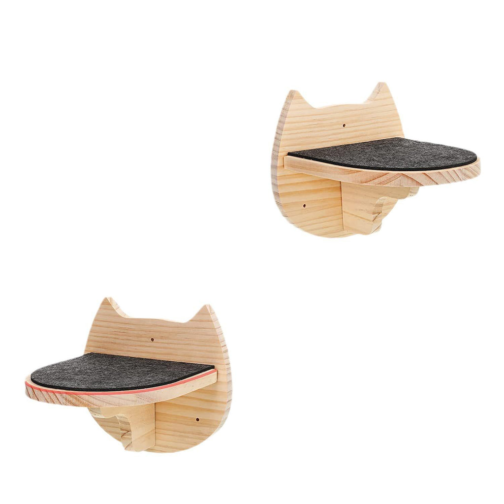 Wooden Wall-mounted Cat Jumping Platform Toy