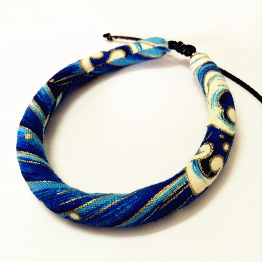 Japanese style handmade pet cat and dog collar