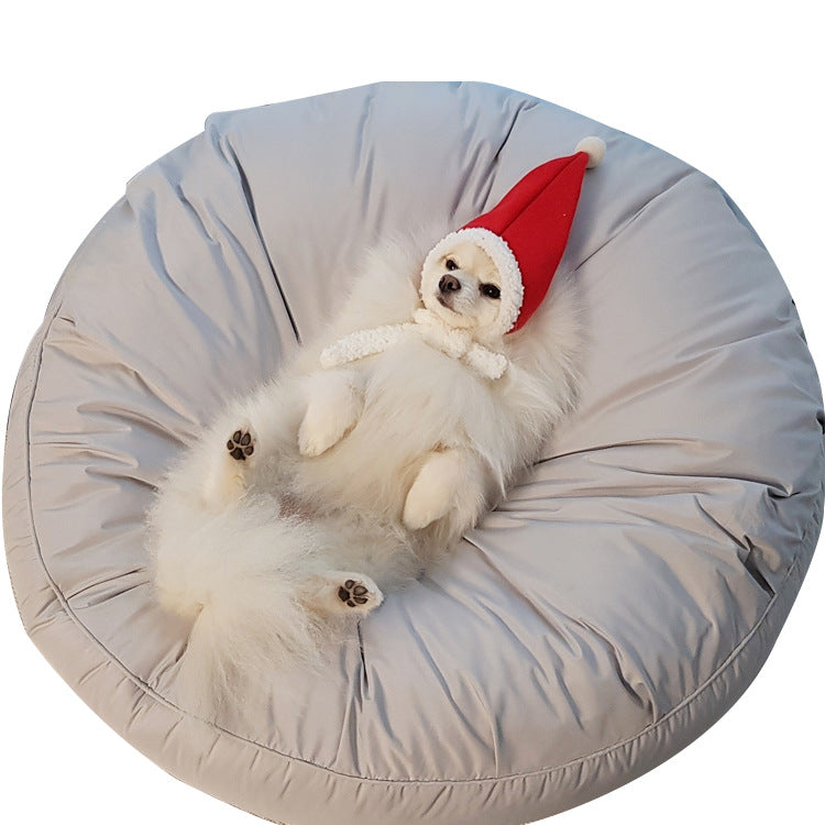 Pet Moisture-proof Dust Proof High Elastic Removable And Washable Large Round Bed