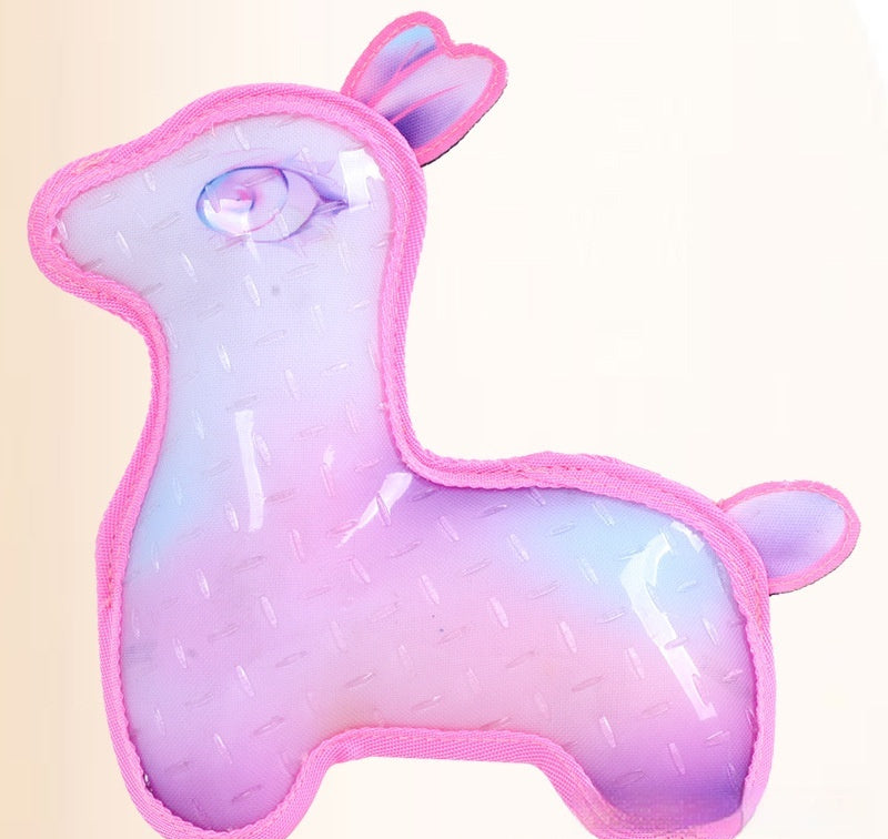 Creative Colorful Cat Alpaca Pet Toy