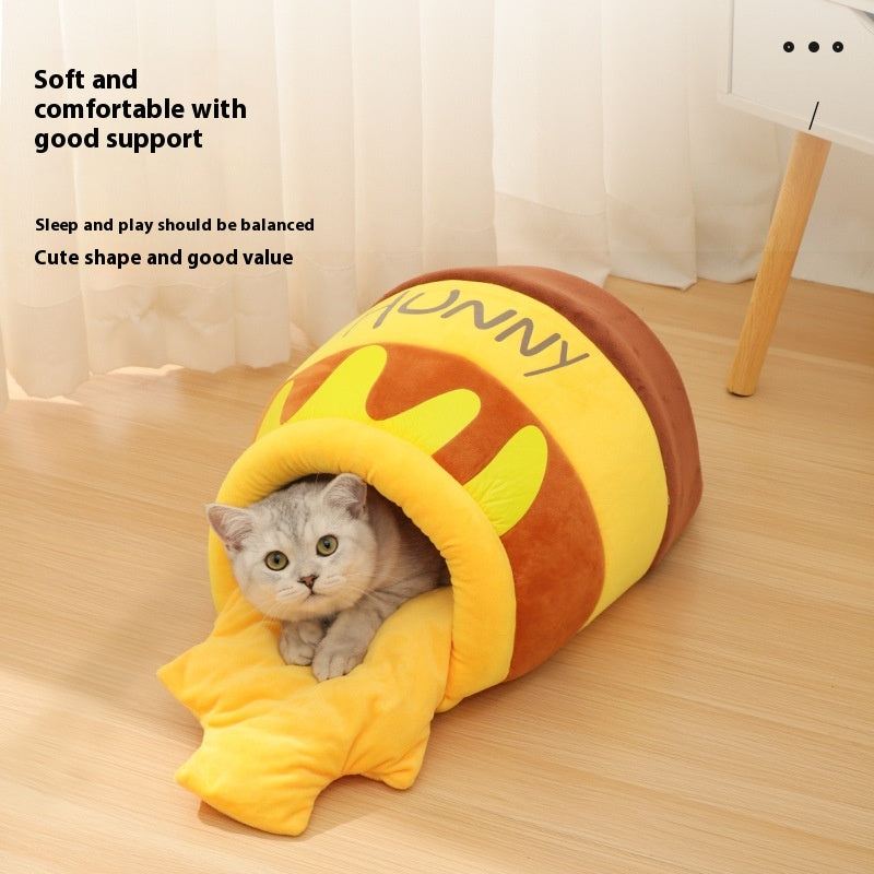 Honey Pot Cat Nest Pet Warm House