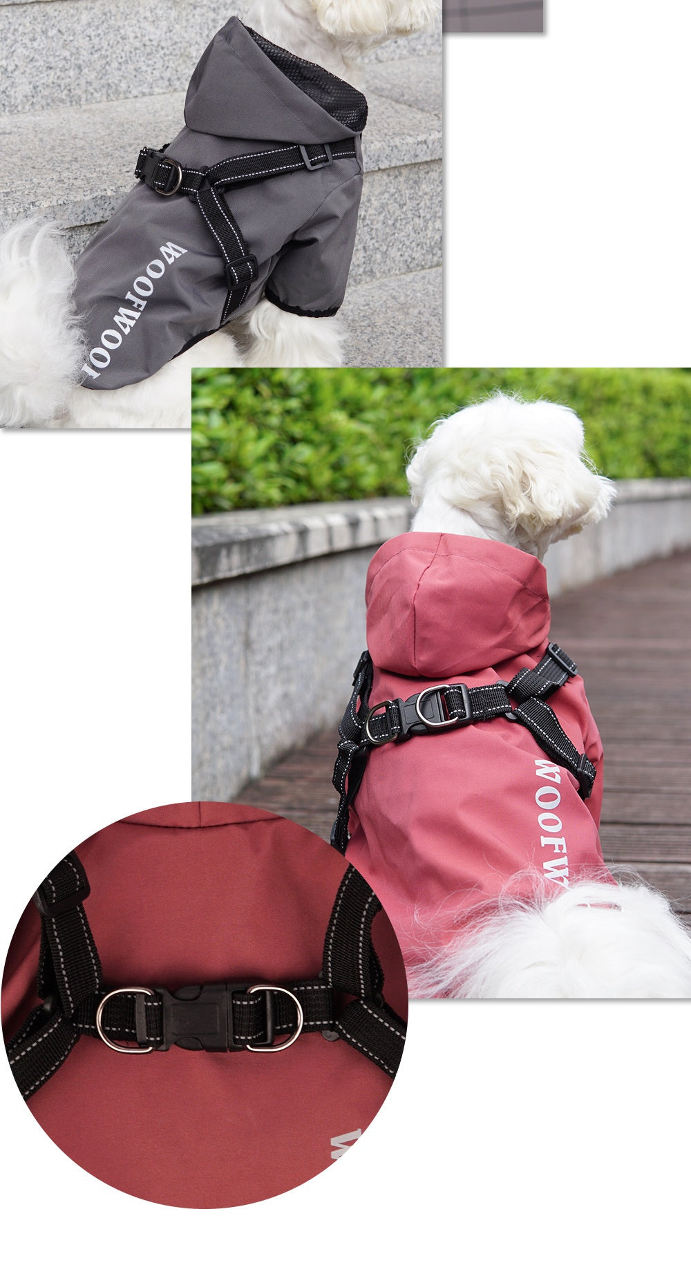 Puppy Dog Raincoat Four-legged Waterproof All-inclusive Poncho