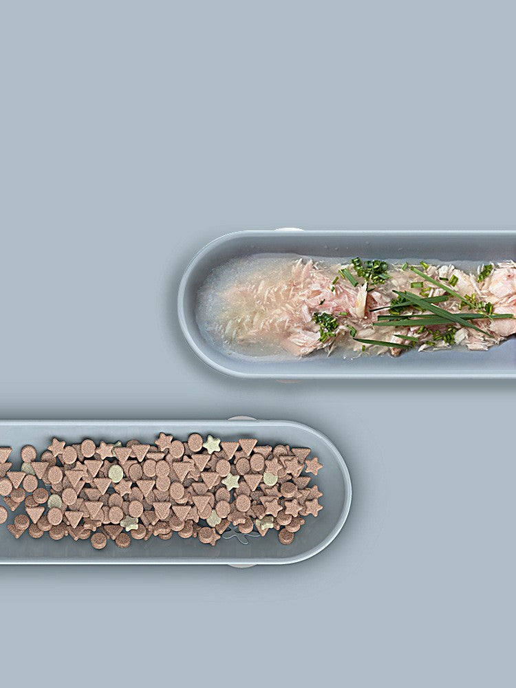 Anti-overturning sucker rice bowl pet supplies