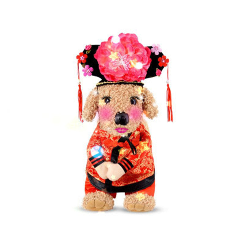 Funny Pet Police Transforming Into Upright Clothes