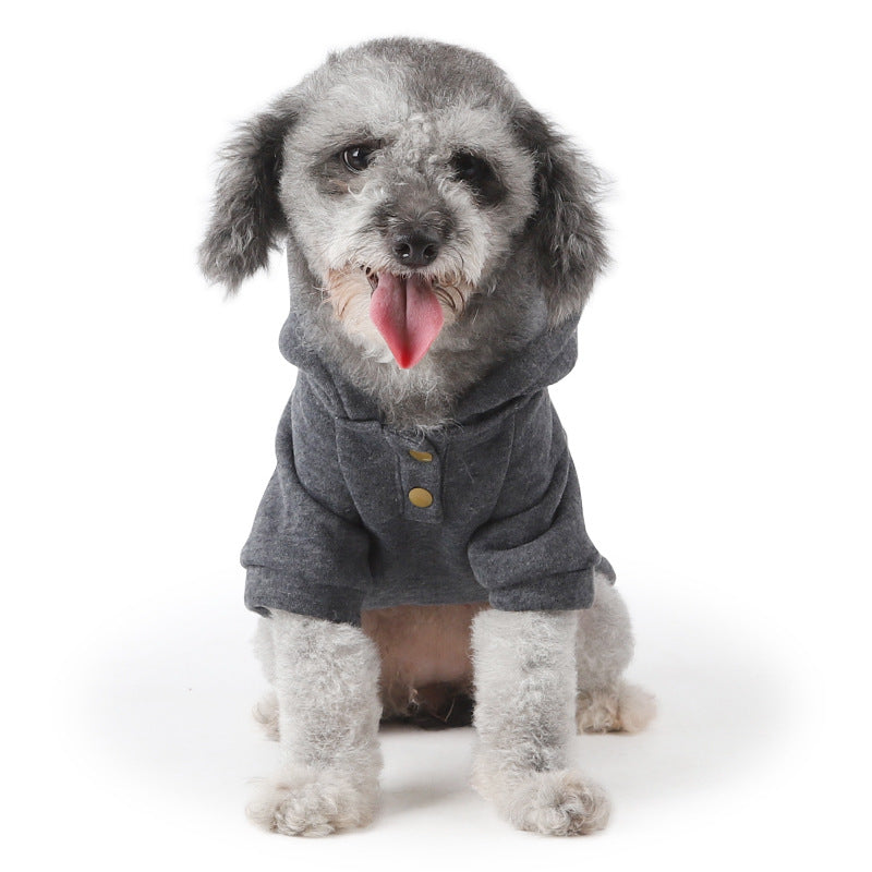 Bearded and hooded two legged sweater